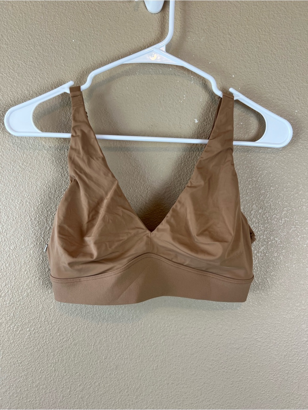 Harper Wilde tan plunge adjustable bralette